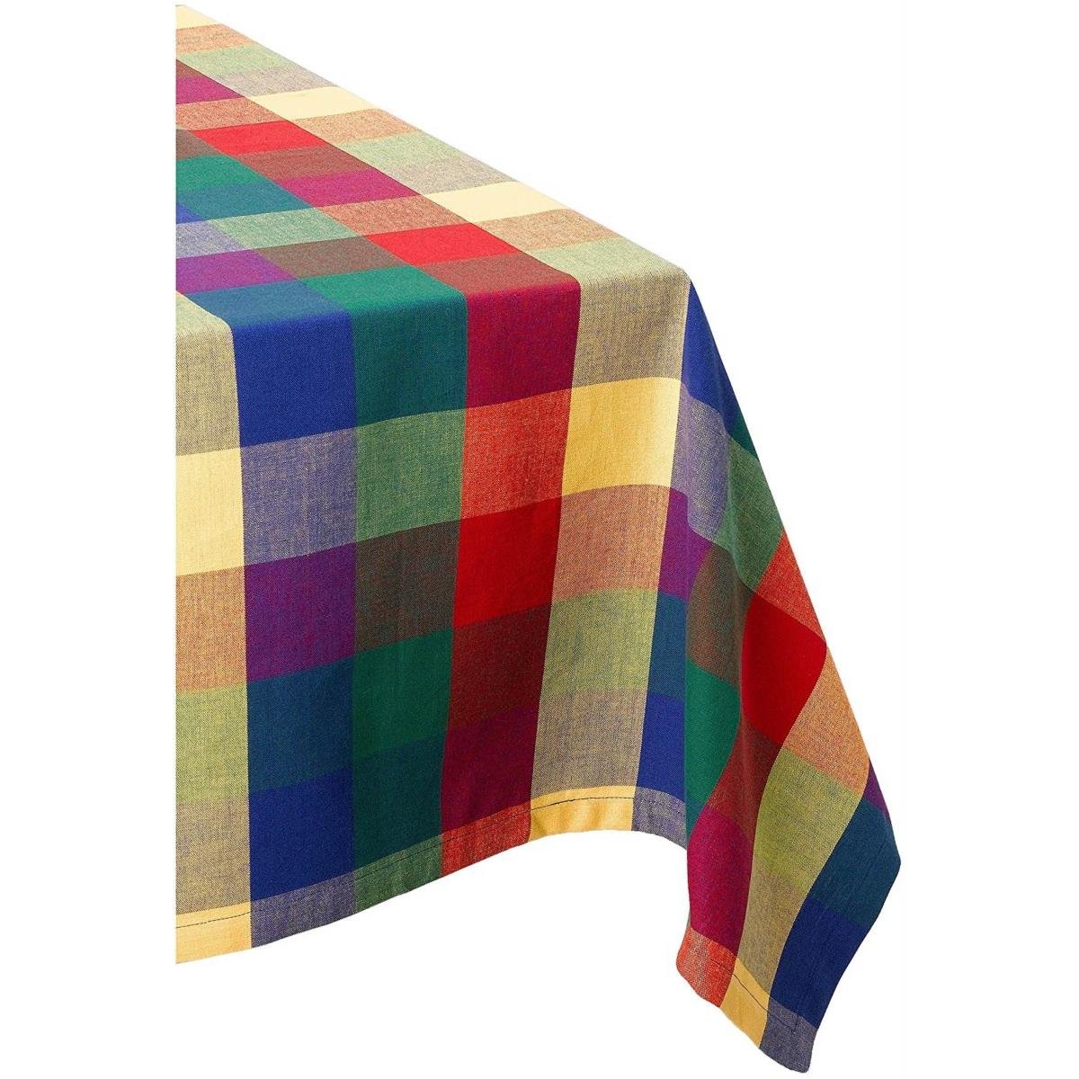 Fastfood 52 x 52 in. Indian Summer Check Tablecloth FA1536641
